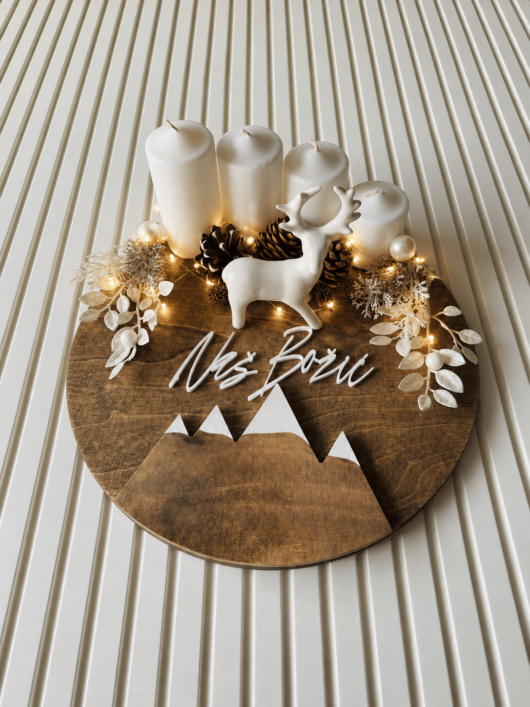 Adventski vijenac NORDIC - Jelen
