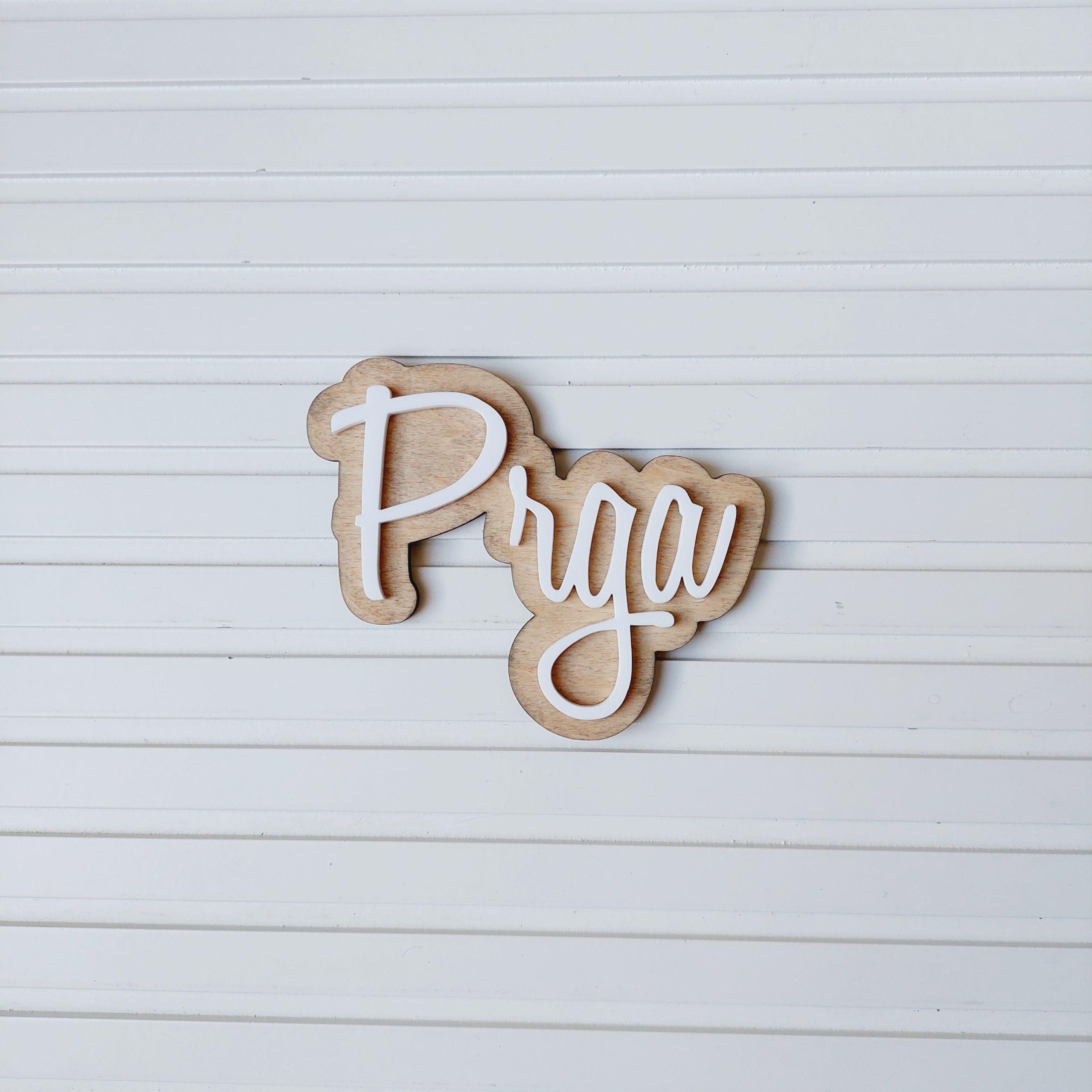 PLOČICA S PREZIMENOM OD PLEKSIGLASA